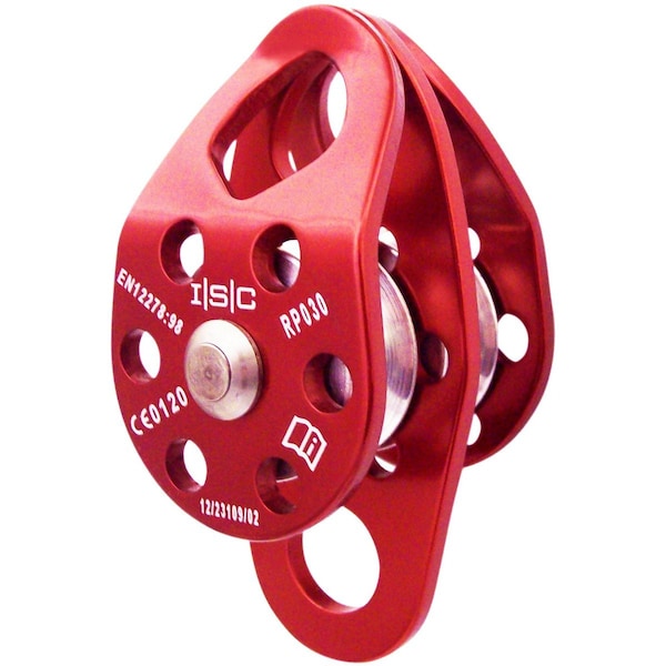 Pulley-ISC, Eiger, Small Double, Aluminum 4" x4" x2"